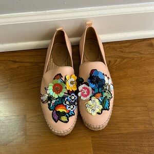 Espadrilles leather shoe